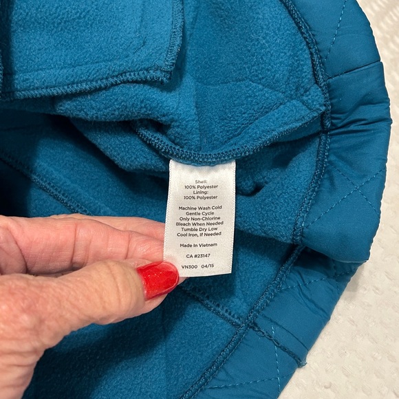 Talbots Teal Quilted Vest - Picture 7 of 7